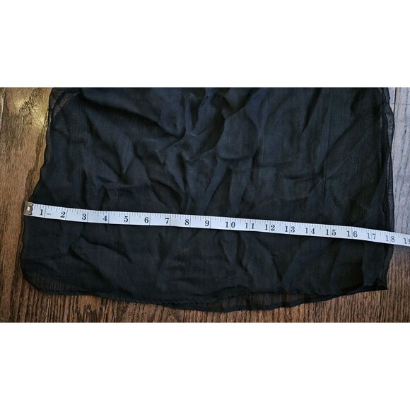 TRIPP NYC Vintage Y2K Womens Sheer Tulle Pants Size S Black Wide Leg Goth Punk - Picture 8 of 10